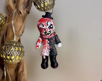 Terrifier Art the Clown Christmas Decoration Figure, Halloween, Horror Baubles, Hanging Ornament, Tree Decor, Figurines, Holiday Gifts
