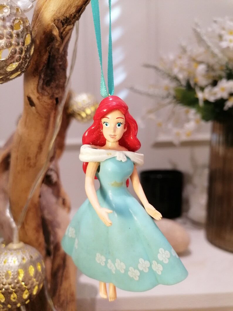 Disney Little Mermaid Ariel Christmas Decoration Figure, Ornament, Disney Christmas Decorations, Gifts For Her, Christmas Baubles, Dolls image 2