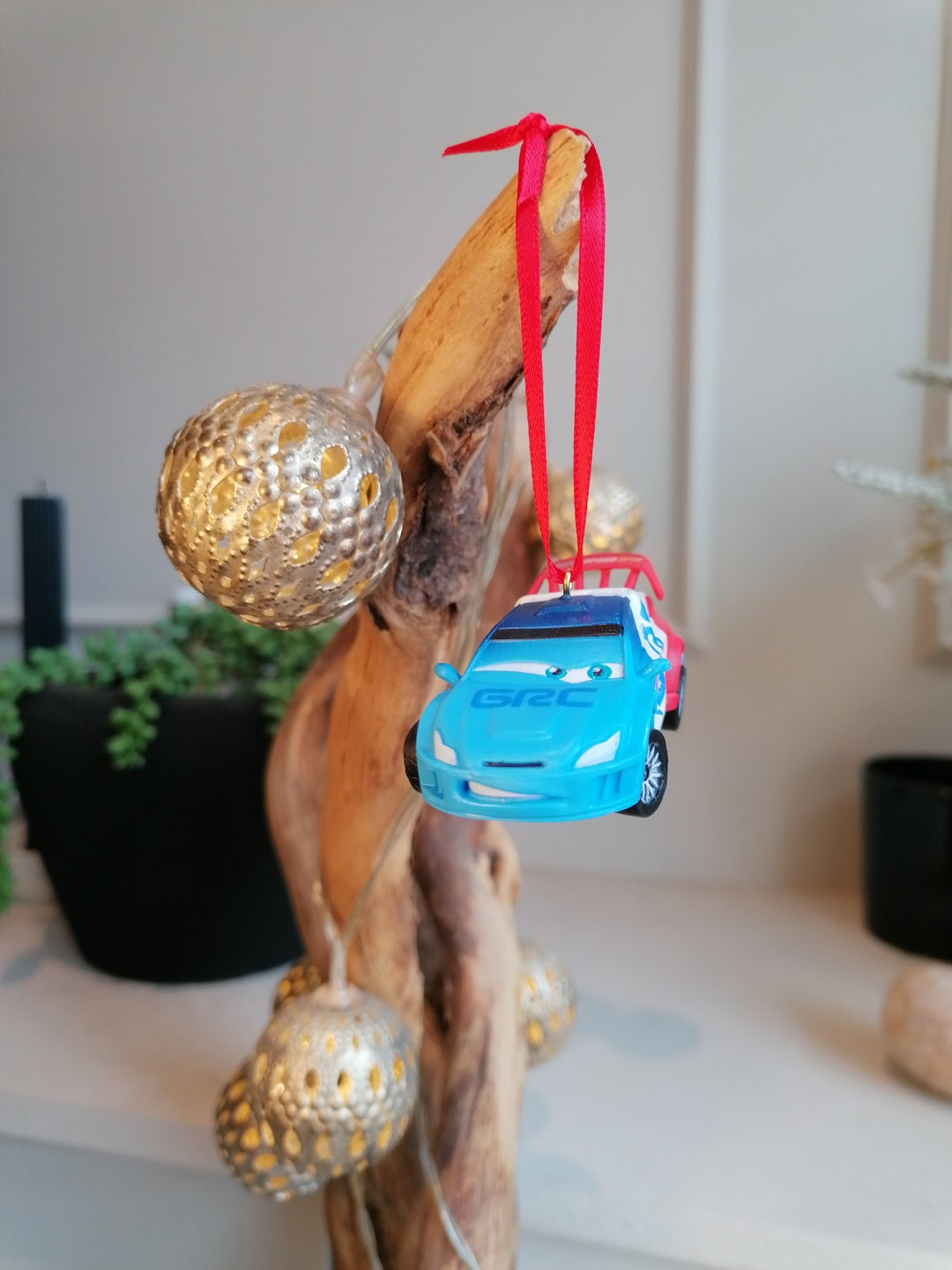 Disney Cars Lightning Mcqueen Christmas Decoration Figure, Ornament ...
