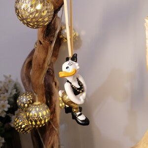 Disney Daisy Duck Christmas Decoration Figure, Hanging Ornament Bauble, Disney Christmas Decorations, Gifts For Her, Decor, Mickey Mouse