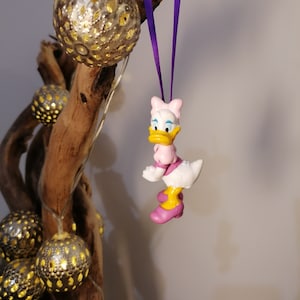 Disney Daisy Duck Christmas Decoration Figure, Hanging Ornament Bauble, Disney Christmas Decorations, Gifts For Her, Decor, Mickey Mouse