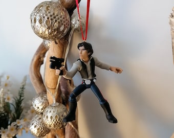 Disney Star Wars Han Solo Christmas Decoration Figure, Ornament Bauble, Disney Christmas Decorations, Gifts For Her, Christmas Gifts