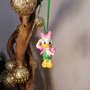 Disney Daisy Duck Christmas Decoration Figure, Hanging Ornament Bauble, Disney Christmas Decorations, Gifts For Her, Decor, Mickey Mouse