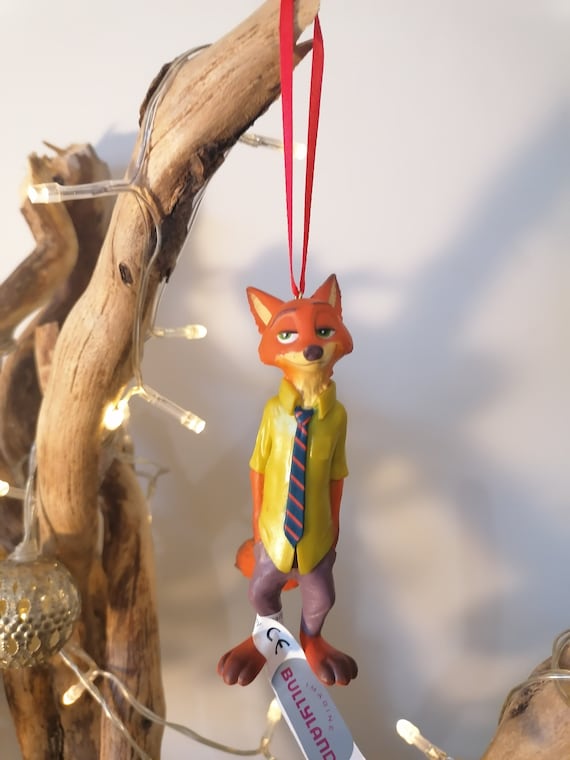 Disney Zootopia Nick Wilde Christmas Decoration Figure, Ornament