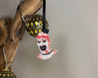 Terrifier Art the Clown Christmas Decoration Figure, Halloween, Horror Baubles, Hanging Ornament, Tree Decor, Figurines, Holiday Gifts