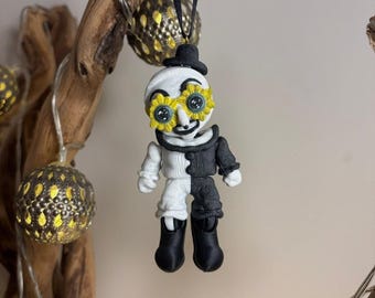 Terrifier Art the Clown Christmas Decoration Figure, Halloween, Horror Baubles, Hanging Ornament, Tree Decor, Figurines, Holiday Gifts