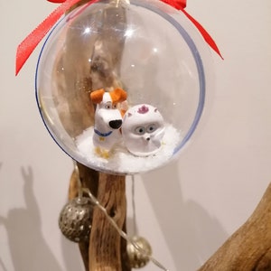 Disney Pet Puppy Dog Figure Christmas Tree Decoration Hanging Ornament Bauble Disney Christmas Decorations