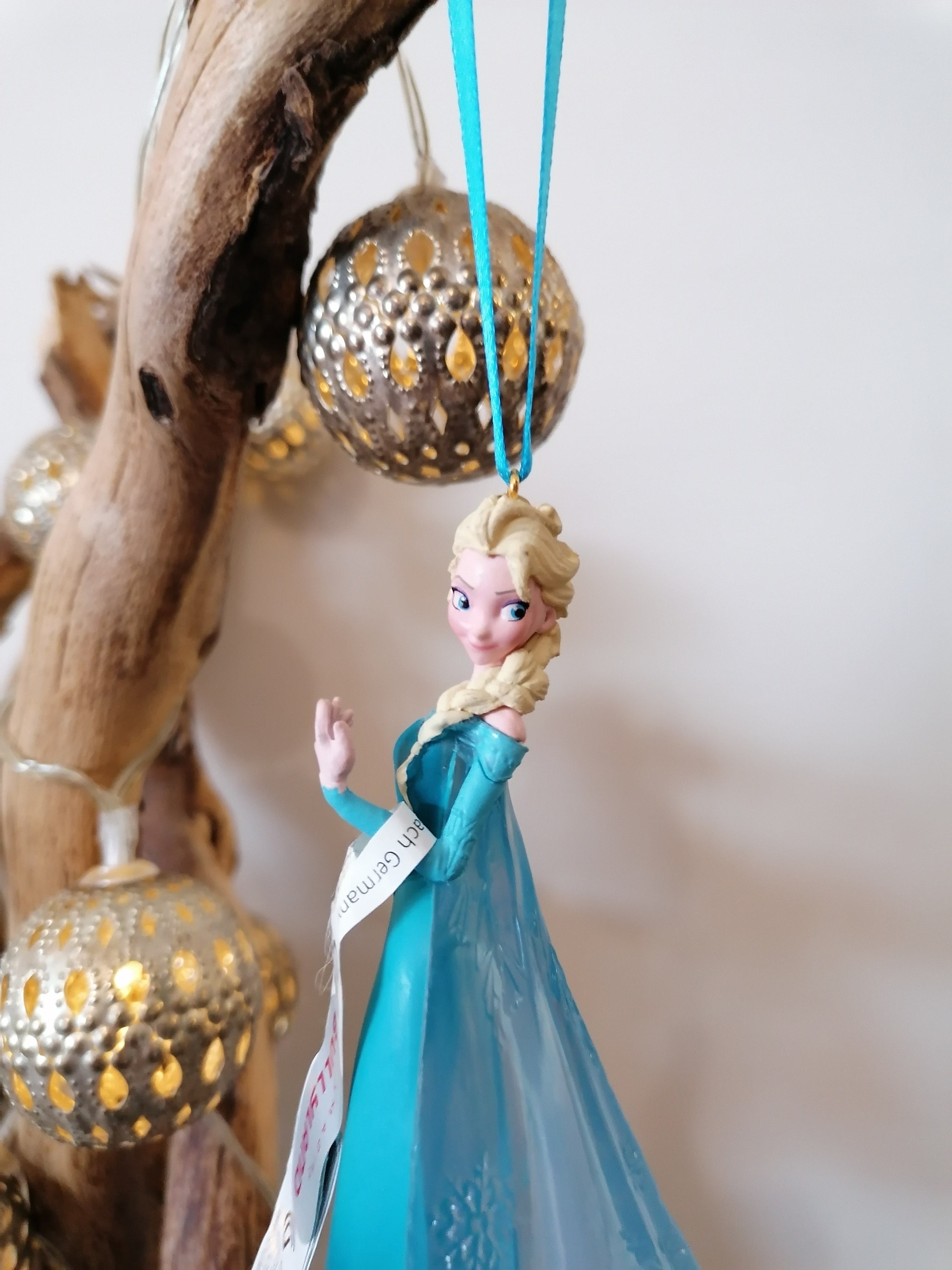 Disney Frozen Elsa Christmas Decoration Figure, Hanging Ornament Bauble