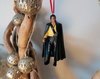 Disney Star Wars Lando Calrissian Christmas Decoration Figure, Ornament Bauble, Disney Christmas Decorations, Gifts For Him, Christmas Gifts