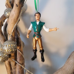 Disney Tangled Flynn Weihnachtsdekoration Figur, hängende Ornament Christbaumkugel, Disney Weihnachtsdekorationen, Geschenke für sie, Weihnachtsgeschenke