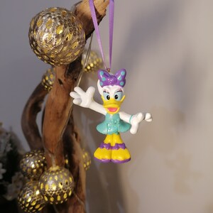 Disney Daisy Duck Christmas Decoration Figure, Hanging Ornament Bauble, Disney Christmas Decorations, Gifts For Her, Decor, Mickey Mouse