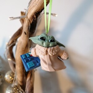 Star Wars Baby Yoda Christmas Decoration Figure, Ornament Bauble, Grogu Christmas Decorations, Gifts For Her, Christmas Baubles, Decor image 1