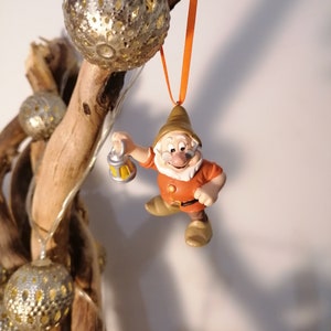 Disney Snow White And The Seven Dwarfs Christmas Decoration Figure, Ornament Bauble, Disney Christmas Decorations, Gifts For Her, Decor