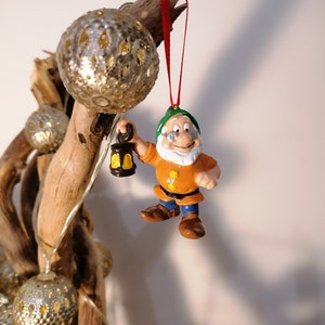 Disney Snow White And The Seven Dwarfs Christmas Decoration Figure, Ornament Bauble, Disney Christmas Decorations, Gifts For Her, Decor