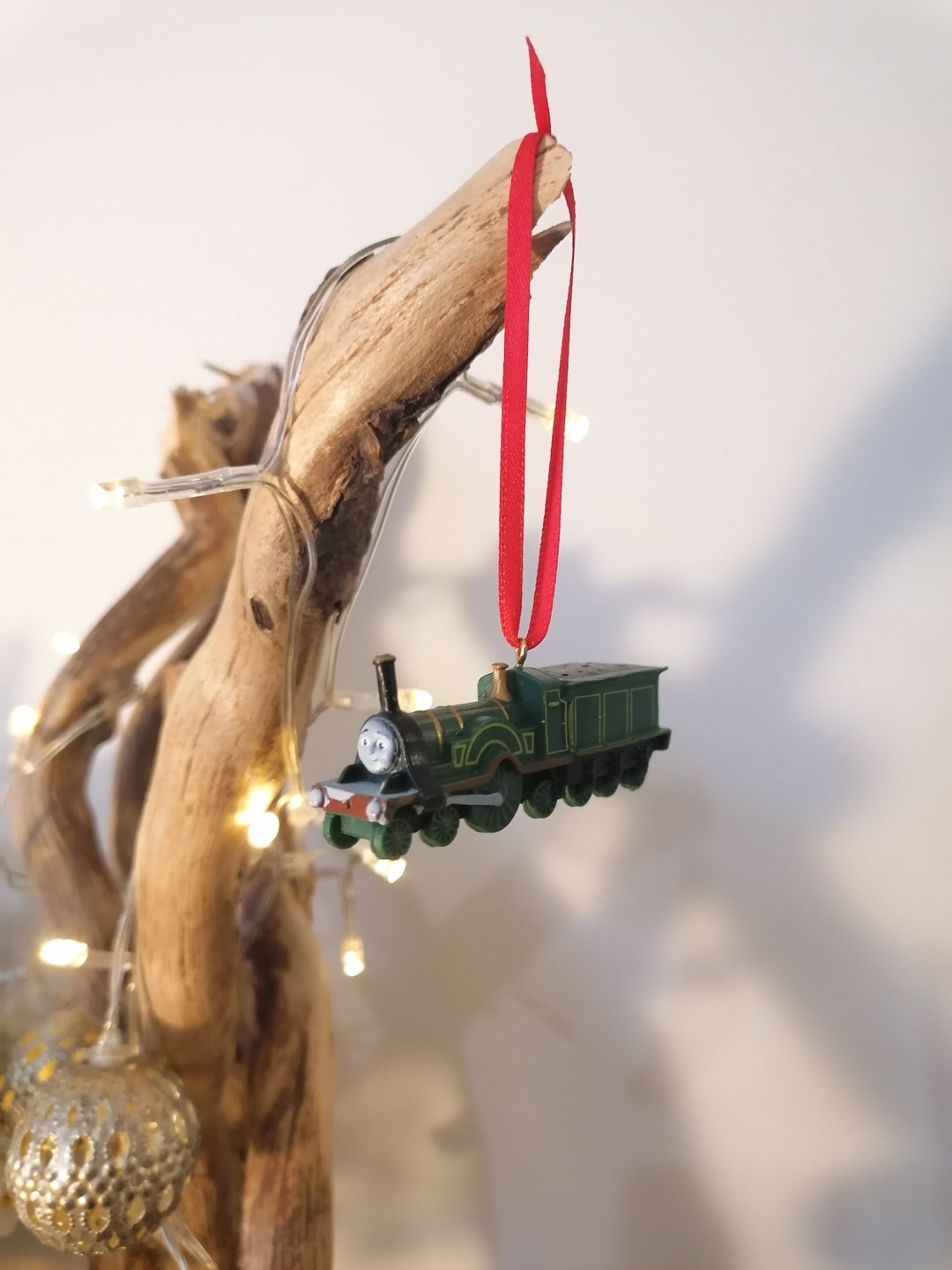 Disney Train Christmas Decoration Figure, Hanging Ornament Bauble