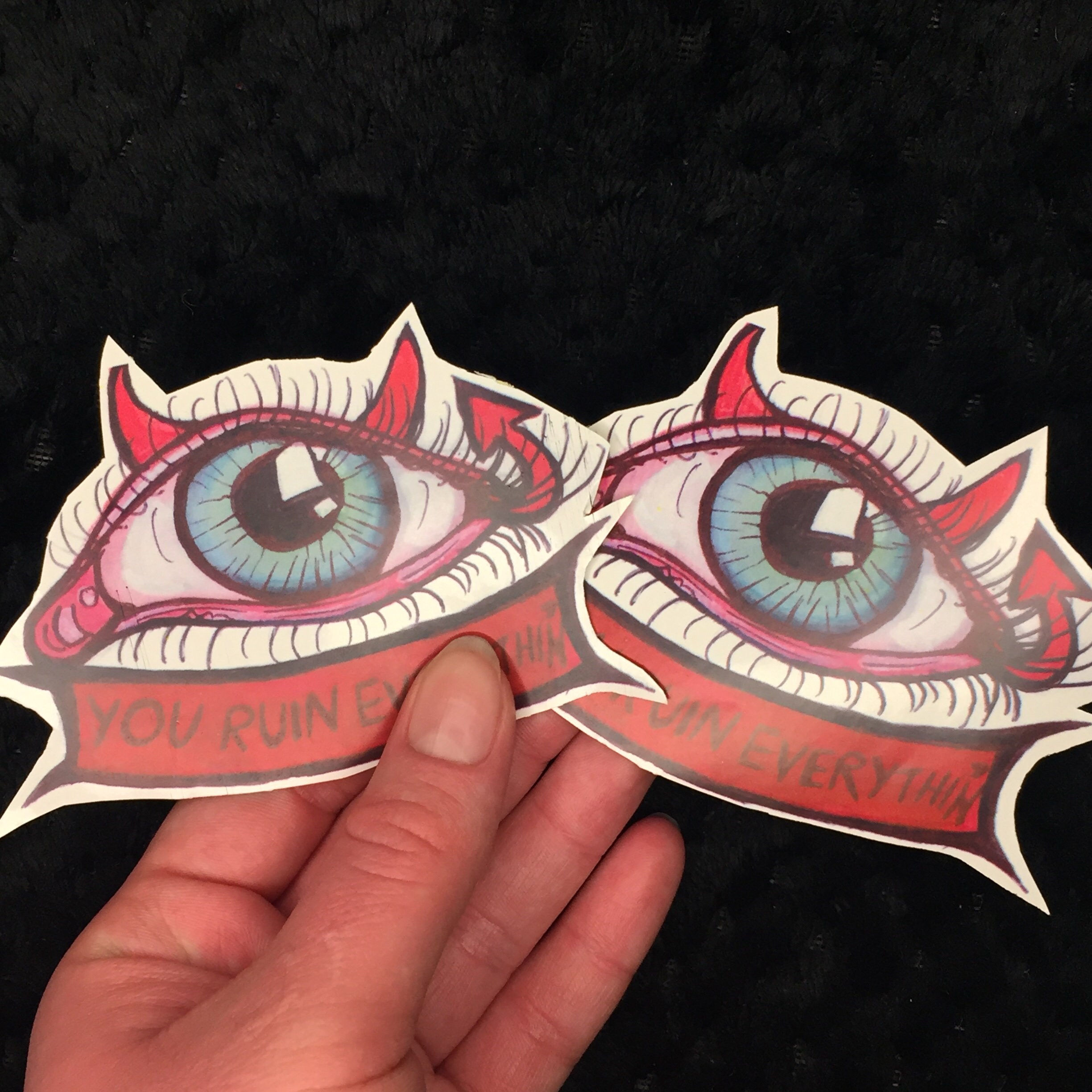 You Ruin Everythin' Sticker Etsy