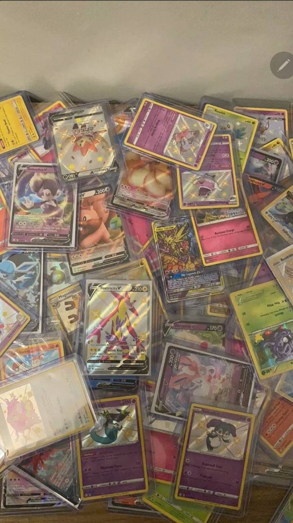 Epic Pokemon Card Bundle 75 Cards V/vmax Full Art Rare 