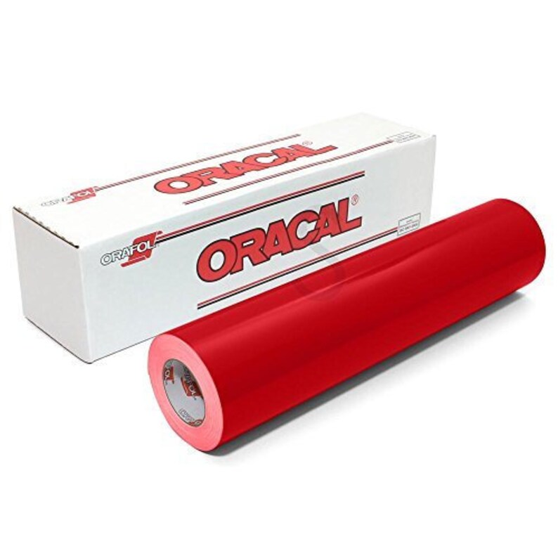 ORACAL 651 Red Glossy outdoor PERMANENT ADHESIVE Vinyl Roll Etsy