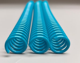2 Pieces of 1/2" x12" #4 Plastic Spiral Coil, Replacement Coil, Bookbinding Coil, Coil Binding