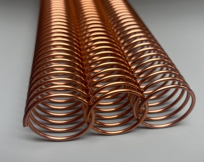 1  Piece of 1+3/16" x10" #4 Princess Rainbow Spiral Aluminum, Replacement Coil, Bookbinding Coil, Coil Binding