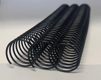 1 Piece of 1" x10" #4 Wire Spiral Replacement coil, Bookbinding coil, Coil binding