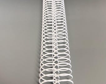 1 Piece of 1+1/8" x13" #2.5 Spiral Wire, Replacement Coil, Bookbinding Coil, Coil Binding
