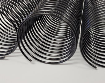 1 piece of 2" x12" #4 spiral wire, scrapbook coil, replacement coil, bookbinding coil, binding coil, DIY bookbinding, planner coil