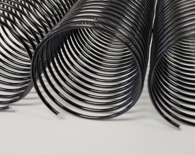 1 piece of 2" x12" #4 spiral wire, scrapbook coil, replacement coil, bookbinding coil, binding coil, DIY bookbinding, planner coil