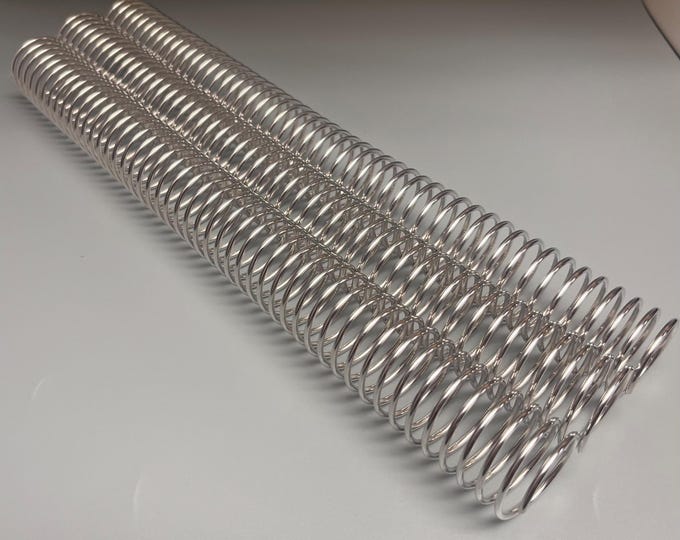 1 Piece of 1+1/16" x12" #4 Aluminum Spiral Coil, Replacement Coil, Bookbinding Coil, Coil Binding