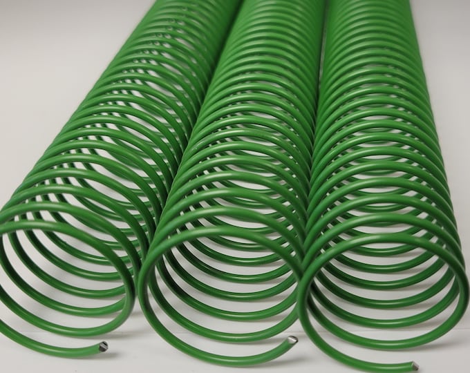 1 piece of 30mm x12" #4 spiral wire, coil binding, replacement coil, heavy gauge wire, DIY bookbinding