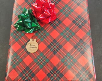 Laser Engraved Gift Tags – Cherry Wood Gift Tag Set (10-Pack)