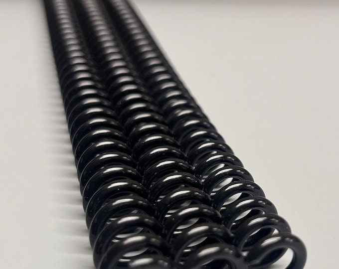 3 Pieces of 5/16" x12" Plastic Spiral Coil, Replacement Coil, Bookbinding Coil, Coil Binding