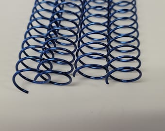 1 piece of 9/16" x12" #4 Ocean Aluminum Solid Spiral, replacement coil, spiral binding, notebook coil, DIY binding, PEL Solid Spiral