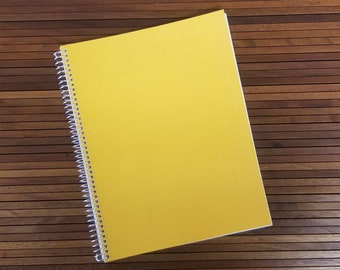 Sketchbook, spiral bound sketchbook, aluminum spiral coil, blank sketchbook, drawing book