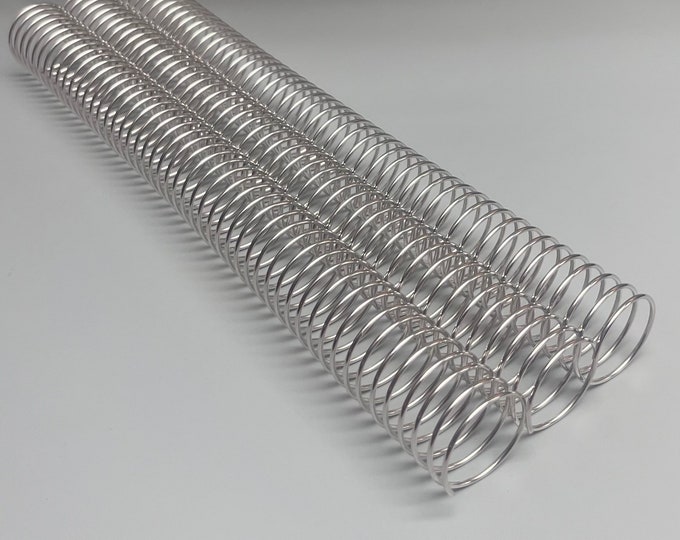 2 Pieces of 28mm x12" #4 Aluminum Spiral Coil, Replacement Coil, Bookbinding Coil, Coil Binding