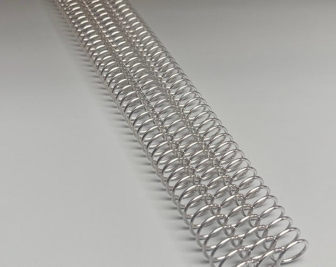 2 Pieces of 1/2" x12" #4 Aluminum Spirals Coils, Replacement Coil, Bookbinding Coil, Coil Binding