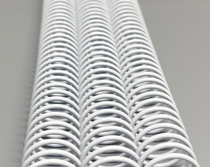 1 Piece of 13/16" x12" #4 White Wire Spiral Coil, Replacement Coil, Bookbinding Coil, Coil Binding