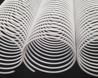 1 piece of 2+1/4" x12" #2.5 spiral wire coil, DIY bookbinding, scrapbooking, bookbinding coil, replacement coil, spiral binding