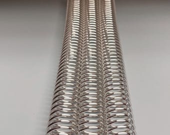 1 Piece of 22mm x12" #4 Aluminum Spirals Coils, Replacement Coil, Bookbinding Coil, Coil Binding