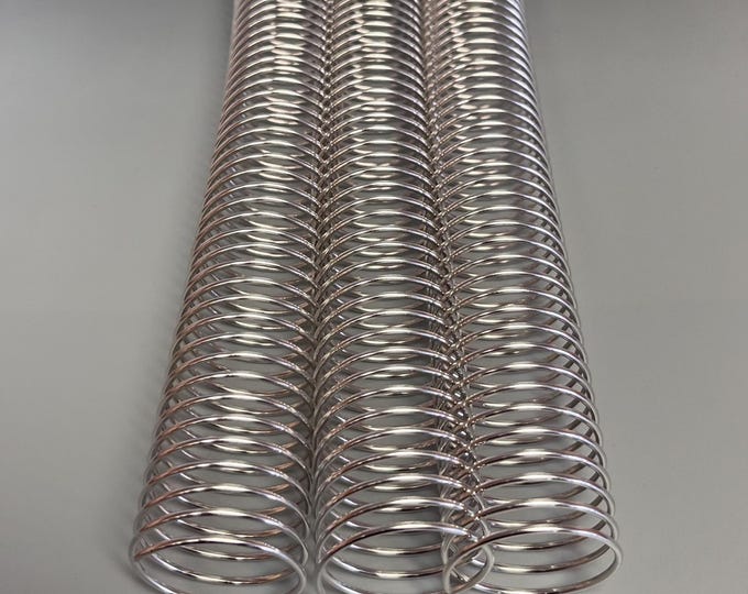 1 Piece of 1+9/16" x12" #4 Aluminum Spiral Coil, Replacement Coil, Bookbinding Coil, Coil Binding