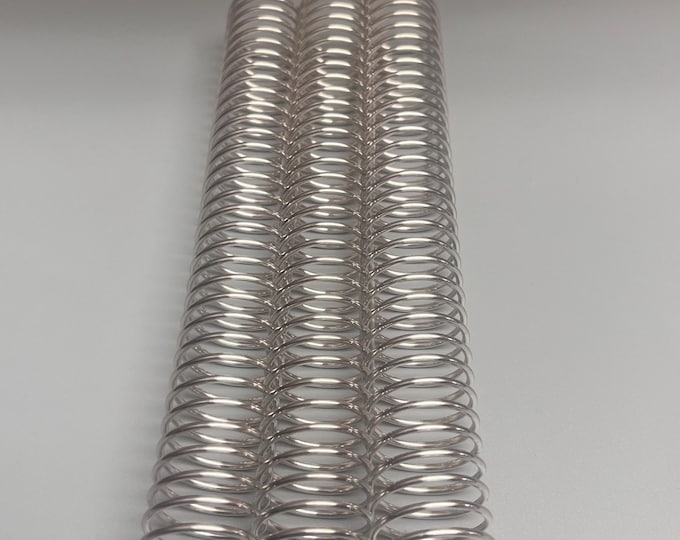 1 piece of 1" x8" #4 Aluminum Spiral Coil, Replacement Coil, Bookbinding Coil, Coil Binding