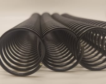 1 piece of 1" x9.5" #4 wire spiral, heavy gauge wire, planner spiral, bookbinding spiral