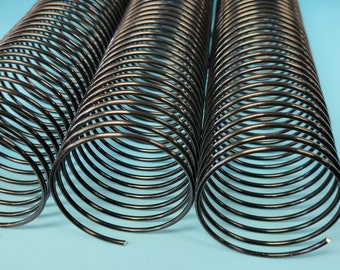 1 piece 1+7/8" x11" #4 Black Wire Spiral Coil, spiral binding, replacement coil, scrapbook, DIY binding