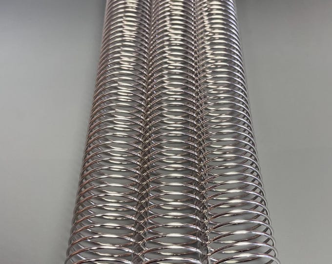 1 Piece of 1+5/8" x12" #4 Aluminum Spiral Coil, Replacement Coil, Bookbinding Coil, Coil Binding