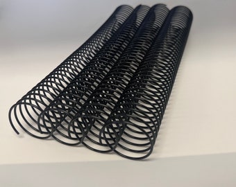 1 Piece of 1+1/4" x10" #4 Wire Spiral Replacement coil, Bookbinding coil, Coil Binding