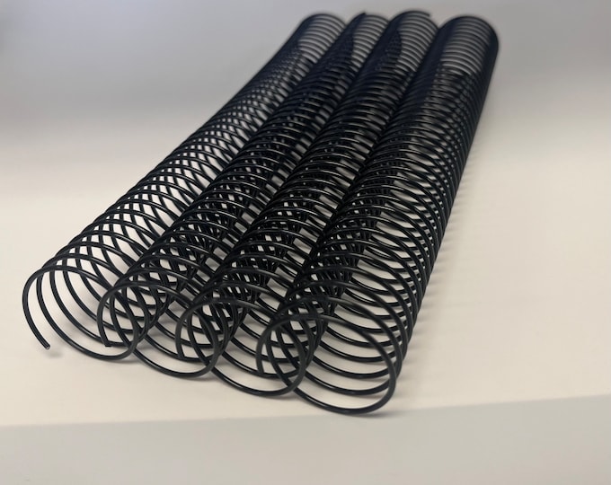 1 Piece of 1+1/4" x10" #4 Wire Spiral Replacement coil, Bookbinding coil, Coil Binding