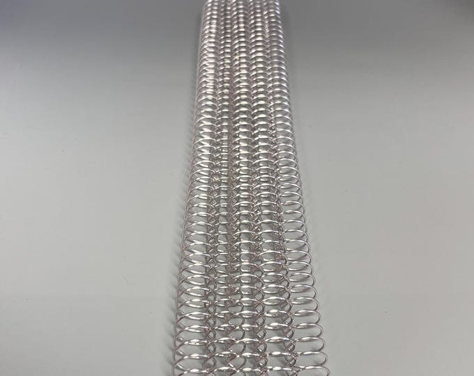 2 Pieces of 9/16" x12" #4 Aluminum Spiral Coil, Replacement Coil, Bookbinding Coil, Coil Binding
