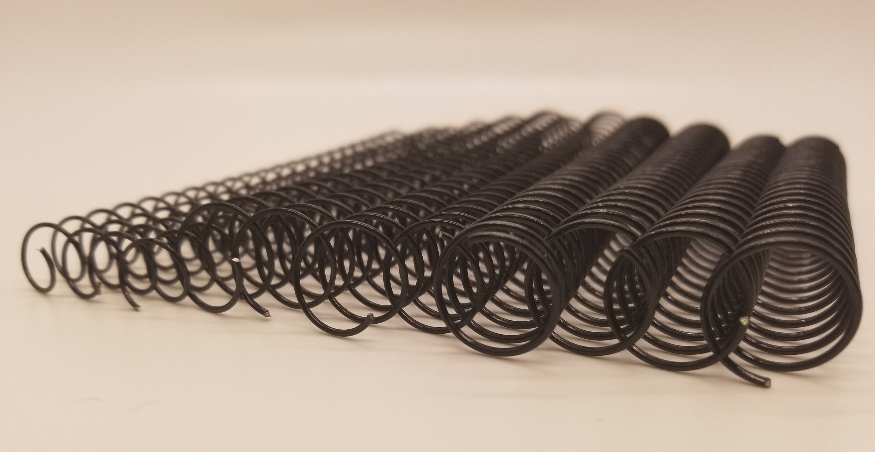 100 pieces of 1/2 spiral wire notebook coil black Etsy