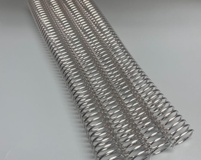 2 Pieces of 22mm x12" #4 Aluminum Spiral Coil, Replacement Coil, Bookbinding Coil, Coil Binding