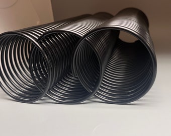 1 Piece of 3+1/4" x12" #2.5 Plastic Spiral Coil, Replacement Coil, Bookbinding Coil, Coil Binding